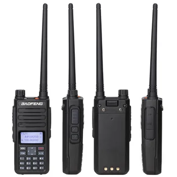 BAOFENG DM-860 Digitālo Walkie Talkie Tier1&2 10KM lielos attālumos Ham Radio Retranslatoru Saderīgu DM-1801+NA-771R Teleskopiskā Antena