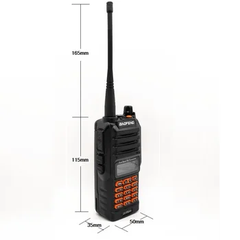 BAOFENG UV-9R PLUS Ūdensizturīgs Walkie Talkie 10W divvirzienu CB Ham Radio Stacijas VHF UHF uv9r Portatīvo Skeneri Radio Raidītājs