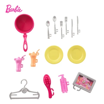 Barbie House Portatīvā 1-Stāsts Playset Namiņš ar Baseinu un Piederumi Interaktīva Lelle, Rotaļlieta, Brīvdienu Dāvanu FXG55