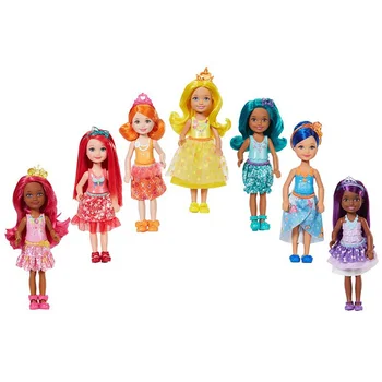 Barbie lelles Dreamtopia Varavīksnes Līcis 7 Lelle, Rotaļlieta bērniem, Meitene Dzimšanas dienu, Bērniem Dāvanas Modes Attēls Dāvanu Boneca Brinquedo