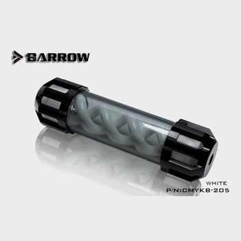 Barrow CMYKB-205 Tumša Nakts Vīruss-T Rezervuāri Alumīnija Sakausējuma Vāks + Akrila Ķermeņa Vairāku Krāsu Spirāli 205mm