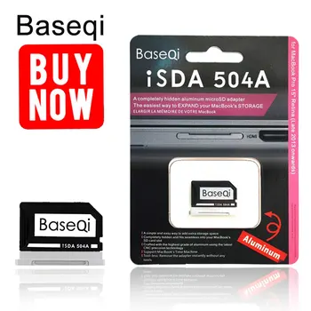 Baseqi Metāla Karšu Lasītājs microSD Adapteris Priekš MacBook Pro 15