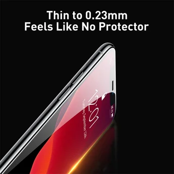 Baseus 0.23 mm Screen Protector For iPhone 11 Pro Max privātās dzīves Aizsardzību Pilnībā Segtu Rūdīts Stikls Filmu iPhone Xs Max Xr X