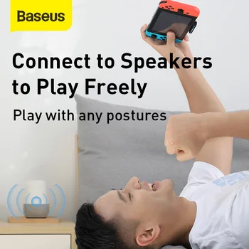 Baseus Audio Bluetooth Adapteris, Nintendo Slēdzis 18W Ātrās Uzlādes C Tipa USB Bezvadu Raidītāju, Bluetooth Uztvērēju Adapteri