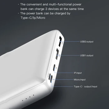 Baseus Power Bank 30000mAh Powerbank USB C Ātri Poverbank Par Xiaomi iPhone 12 Pro Portatīvo Ārējo Akumulatoru Lādētāju Pover banka