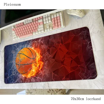 Basketbola peles paliktņa Krāšņs Datoru mat 70x30cm spēļu peles paliktnis liela Karikatūra padmouse tastatūras spēles pc gamer galda