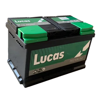 Batery auto LUCAS LP100 12V 72Ah 680A 278x175x175 pozitīvu tiesības aizstāj VARTA E11, VARTA E9, VARTA E12, TUDOR TB740