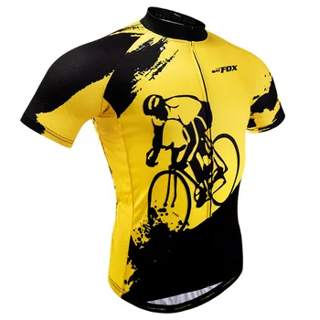 BATFOX Īsām Piedurknēm riteņbraukšana jersey cilvēks mtb jersey anti-pilling velo krekls velosipēdu jersey vīriešu velosipēds krekls maillot ciclismo hombre