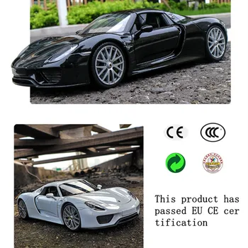 Bburago 1:24 Lamborghini viesuļvētras sakausējuma auto modeļa simulācijas auto dekorēšana kolekcija dāvanu rotaļlietas