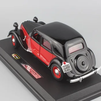 Bburago 1/24 Mērogā Klasiskās citroen TA 15CV Vilces Avant 1938 automašīnām Diecasts & Rotaļlietas Transportlīdzekļu modelis miniatūras auto par bērnu