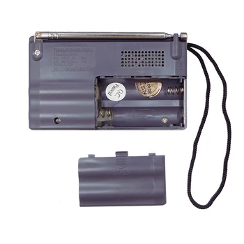 BC-R21 Mini Portatīvie Radio AM, FM Teleskopisko Antenu Kabatas Radio Pasaulē Uztvērējs, Skaļrunis, Akumulatora Barošanu