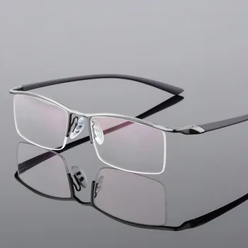 BCLEAR Browline Pusi Loka Metāla Brilles Rāmis Vīriešu Brilles Modes Vēsu Optisko Briļļu Cilvēks Briļļu Receptes Rāmis