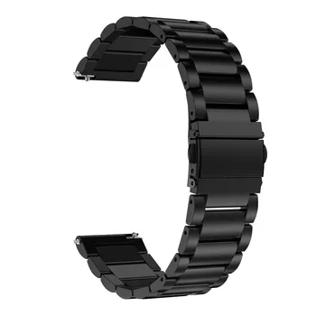 BEHUA Nerūsējošā Tērauda 22mm Watchband Nomaiņa Garmin Vivoactive 4 aproce aproce Par Garmin Active siksna, metāla Jostas