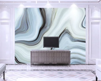 Beibehang Pielāgota zilā skaistu abstraktu ainavu marmora TELEVIZORA fona tapetes papel de parede 3d tapetes
