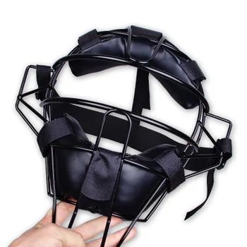 Beisbola Aizsardzības Maska, Pieaugušo Classic Softbola Tērauda Rāmis Ar PU Ādas Ķērējs galvas aizsardzības līdzekļi B81402
