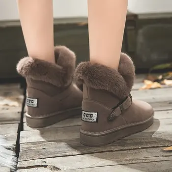 Belbello Modes Sieviešu ziemas karstā pārdošanas sonw zābaki Silta samta neslīdoši apavi