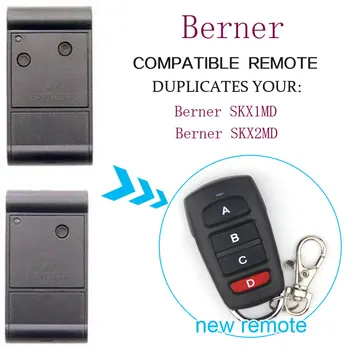 Berner SKX1MD SKX2MD SKX3MD SKX4MD tālvadības 433.92 MHz Aparāts vārti, garāžu durvis, tālvadības Berner 433mhz tālvadības