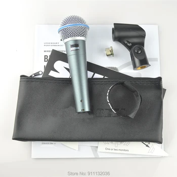 BETA58A Vadu Dinamiskais Vokālais Profesionālo Mikrofonu, BETA58A Studijas Mikrofons karaoke mikrofons spēļu mikrofons PC MIC