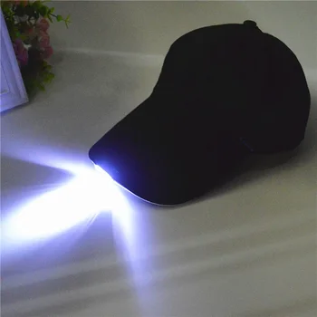 Bez rokām Klp Lukturis Super Spilgti LED Gaismas Unisex Beisbola cepure Lukturīti Cepuri Makšķerēšanas Zvejas Skriešanas Galvas Lampas