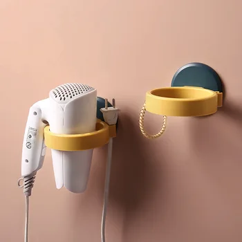 Bezmaksas caurumošanas matu fēns plaukti sadzīves sienas karājas vannas istaba tualete vannas istaba uzglabāšanas plaukts matu žāvētājs plaukts ikdienas piederumi