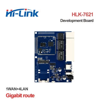 Bezmaksas Kuģis HLK-7621 ar MT7621A chipset Gigabit Ethernet Maršrutētājs moduļa Testa Komplekts/Attīstības padomes tostarp MT7612E