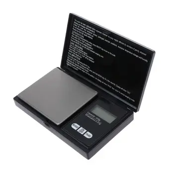 Bezmaksas piegāde 500g/0.01 g LCD Ciparu Kabatas Mērogs Rotaslietas Gramu Līdzsvaru Svaru Skalas, Portatīvo