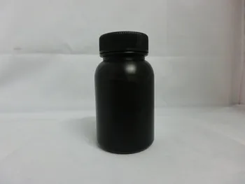 Bezmaksas piegāde 50ml Melnas HDPE Pudeles, 50g Plastmasas Pill Pudeles