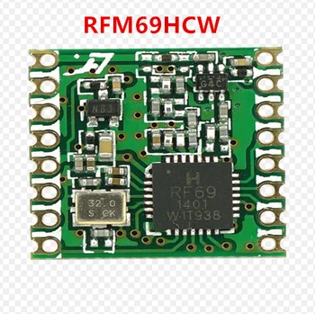 Bezmaksas piegāde ar DHL! 100GAB RFM69 RFM69HC RFM69HCW Programmējams 315-915Mhz RF Raiduztvērēja Modulis HopeRF ORIĢINĀLS