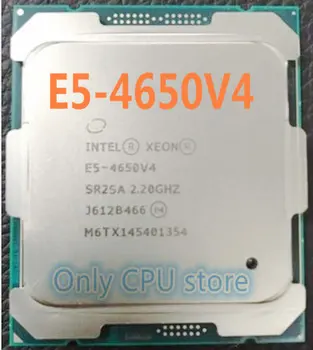 Bezmaksas piegāde E5-4650V4 Oriģinālā Intel Xeon E5-4650 V4 2.20 GHZ 14-Core E5 4650 V4 LGA2011-3 Procesors