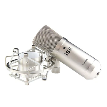 Bezmaksas piegāde ISK BM800 kondensatora Mikrofons profesionālas ierakstīšanas mikrofons mūzikas radīt broadcast un studijas mikrofons