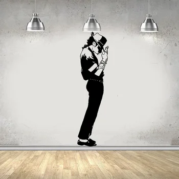 Bezmaksas piegāde Michael Jackson Mājas Rotājumi Pvc vinila Decal Uzlīmes Fona Sienas Mākslas Decal