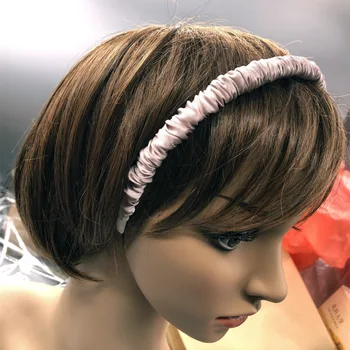 Bezmaksas piegāde modes sievietēm tīra zīda cepures meitene galvassegu dāmu matu aksesuāri