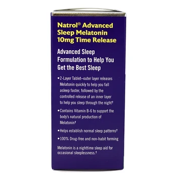 Bezmaksas Piegāde Natrol Melatonīna 10 mg 60 gab