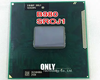 Bezmaksas piegāde oriģinālā intel Pentium CPU SR0J1 B980 SROJ1 B980 2.4 G/2M HM65 HM67