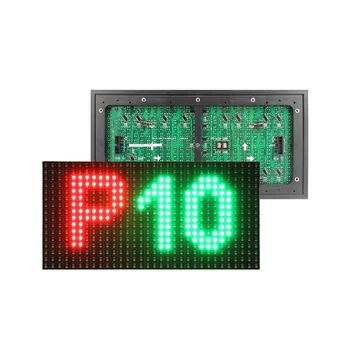 Bezmaksas piegāde P10 Āra Dual Krāsa Sarkana/Zaļa LED Displejs Paneli 320mm x 160mm, 32 x 16 Pikseļi Ūdensdrošs LED Displeja Modulis