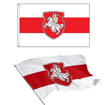 Bezmaksas Piegāde Sarkana Republikas, Baltkrievijas Karoga 3x5ft Baltkrievijas White Knight Pagonya Karoga 60x90cm Banner Dropshipping