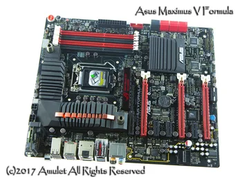 Bezmaksas piegāde sākotnējā mātesplati par ASUS Maximus V Formula LGA 1155 DDR3 for I3 I5 I7, 22NM CPU 32GB Z77 desktop mātesplatē