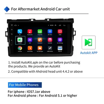 Bezvadu CarPlay Dongle Adapteri Android Navigācijas Player USB Smart Saites Carplay Ar Android Auto Mrrorlink