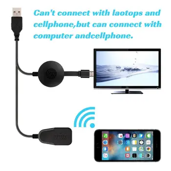Bezvadu Displeja Dongle,WIFI Portatīvo Displejs Uztvērējs 1080P HDMI Miracast Dongle iOS iPhone iPad/Mac/Android Viedtālruņi