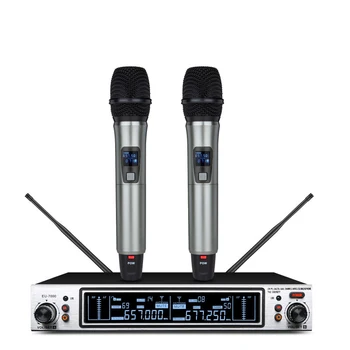 Bezvadu Karaoke Mikrofons Dynamic UHF Mājas Studijas Ieraksta Uz Datora Audio Profesionālās DJ Runātājs Konferencē 7000C