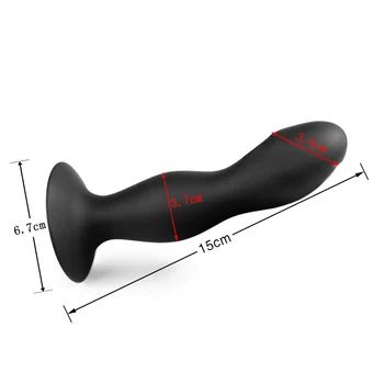 Bezvadu Tālvadības Anālais Dildo Vibratoru Prostatas Massager G-spot Stimulators 10 Ātrumu Uzlādes Anālais Penis, Vibrators Seksa Rotaļlietas Vīriešiem