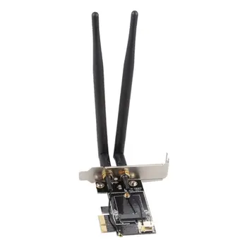 Bezvadu tīkla Karte uz pciE-1X, lai NGFF-Ekey PCIE Klēpjdatoru, wi-fi WLAN Kartes Adapteri PXPA