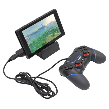 Bezvadu Vadu Kontrolieris Gamepad Pārveidotāja Adapteris, Nintendo Slēdzis NS PS3 PC spēļu vadāmierīces/ Džoistiki