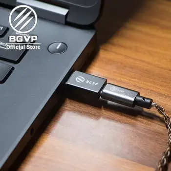 BGVP T01 USB DAC HIFI Audio Pastiprinātāja Tips-c MicroUSB Ar Adapteri Saderīga Ar Mobilais DATORA Windows OS