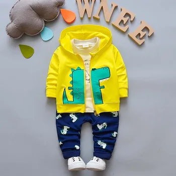 BibiCola Bērniem zēnu apģērba komplekts pavasarī baby zēni hoodies svītrains tops+bikses 2gab sporta tērps bērniem tracksuit toddler kostīms