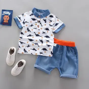 BibiCola Karstā Pārdošanas Vasarā Zēnu Apģērbu Komplekti Bērniem Zēnu Drēbes Kids Fashion 