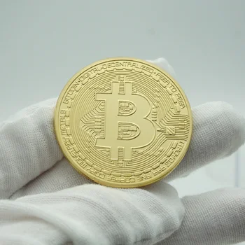 Bitcoin Litcoin Sudraba Suvenīru Amerikāņu Monētas Zelta Pārklājumu Karstā pārdošanas Bitu Monētas Fizisko Cryptocurrency Piemiņas žetons