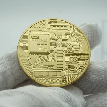 Bitcoin Litcoin Sudraba Suvenīru Amerikāņu Monētas Zelta Pārklājumu Karstā pārdošanas Bitu Monētas Fizisko Cryptocurrency Piemiņas žetons