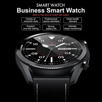Biznesa i12 Smart Skatīties Vīrieši Bluetooth Zvanu ar skārienekrānu 8G Atmiņas Vietas Smartwatch Android, IOS Sporta Fitnesa Tracker