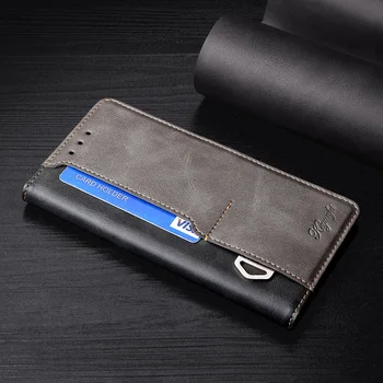 Biznesa Ādas Magnētisko Flip Case For Blackview S8 A80 Pro A7 Pro A60 Pro A60 Kartes Slots, Tālruņa Gadījumos Segtu Būtiska Coque